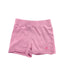 A Pink Shorts from Petit Bateau in size 6-12M for girl. (Front View)