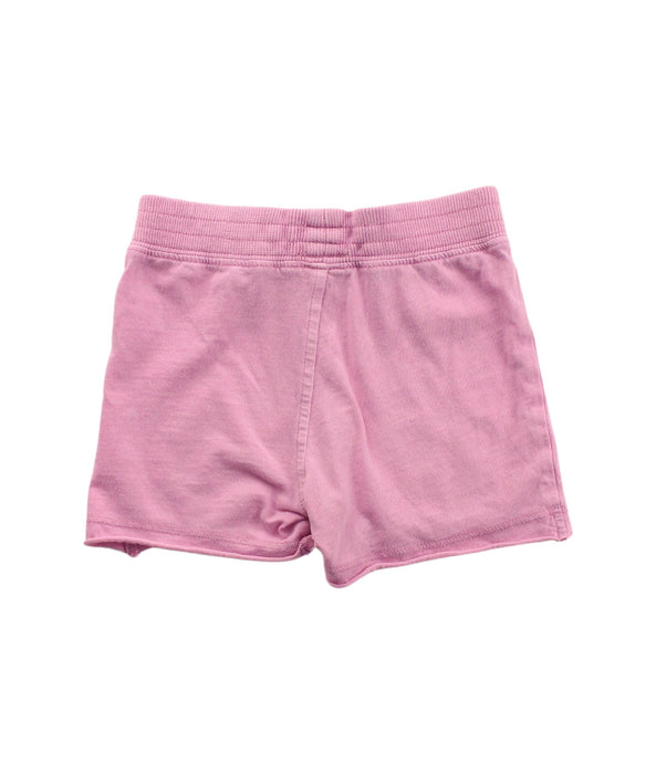 A Pink Shorts from Petit Bateau in size 6-12M for girl. (Back View)