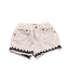A White Shorts from Lucky Brand in size 4T for girl. (Front View)
