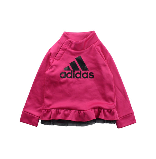 A Black Pants Sets from Adidas in size 3T for girl. (Front View)
