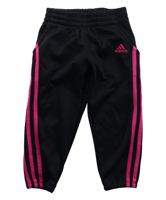 A Black Pants Sets from Adidas in size 3T for girl. (Back View)