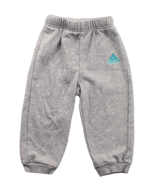 A Grey Sweatpants from Adidas in size 12-18M for boy. (Front View)