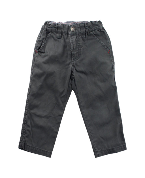 A Grey Casual Pants from Polarn O. Pyret in size 12-18M for boy. (Front View)