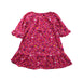 A Pink Long Sleeve Dresses from Polarn O. Pyret in size 18-24M for girl. (Back View)