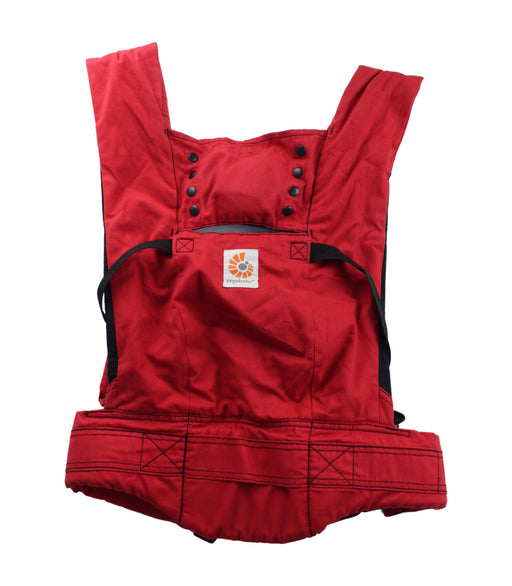 A Red Baby Carriers from Ergobaby in size O/S for boy. (Front View)