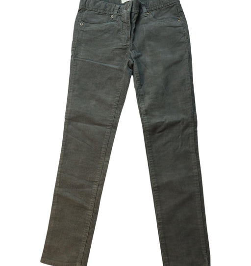 A Green Casual Pants from Crewcuts in size 8Y for girl. (Front View)