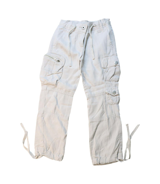 A White Casual Pants from Seed in size 3T for girl. (Front View)