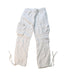 A White Casual Pants from Seed in size 3T for girl. (Front View)