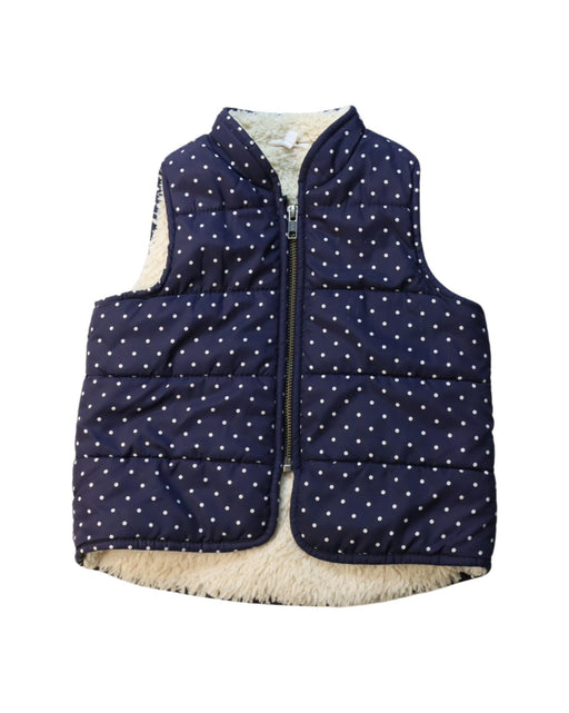 A Navy Outerwear Vests from Seed in size 2T for boy. (Front View)