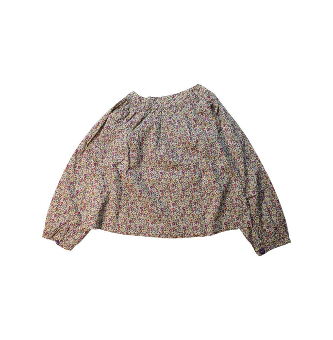 A Multicolour Long Sleeve Tops from Little Mercerie in size 5T for girl. (Back View)