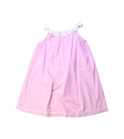 A Pink Sleeveless Dresses from Confiture in size 8Y for girl. (Front View)