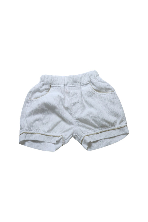 A White Shorts from Juliet & the Band in size 6T for girl. (Front View)