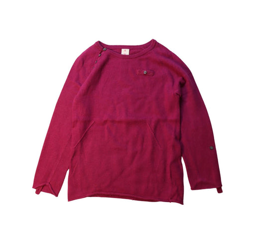 A Red Knit Sweaters from Juliet & the Band in size 6T for girl. (Front View)