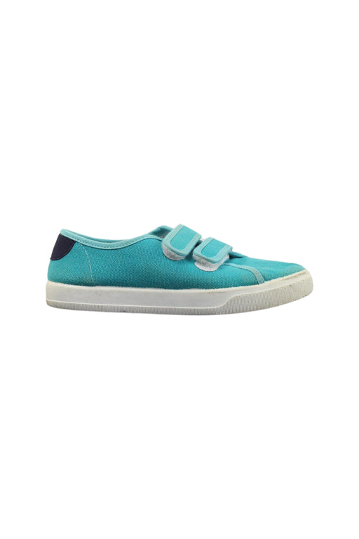 A Green Sneakers from Jacadi in size 6T for girl. (Front View)