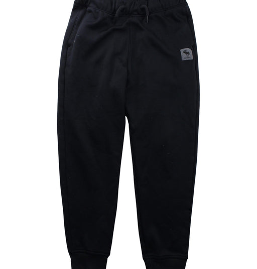 A Black Sweatpants from Abercrombie & Fitch in size 11Y for boy. (Front View)