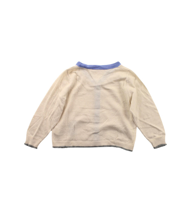 A Beige Cardigans from Bonpoint in size 12-18M for boy. (Back View)