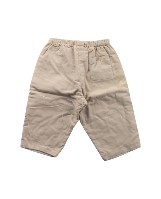 A Beige Casual Pants from Bonpoint in size 6-12M for boy. (Back View)