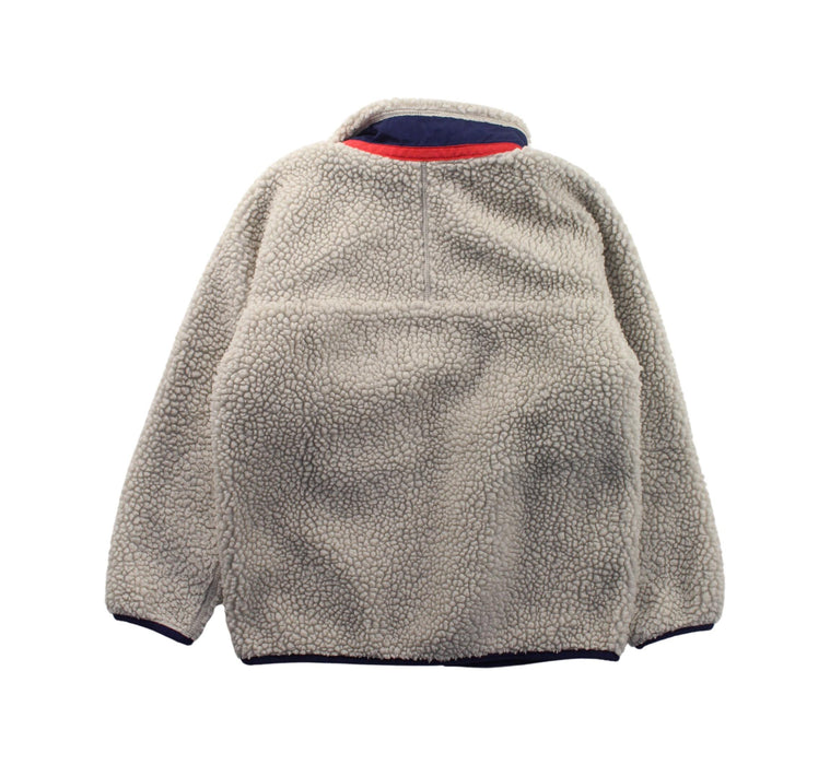 A White Lightweight Jackets from Patagonia in size 5T for boy. (Back View)