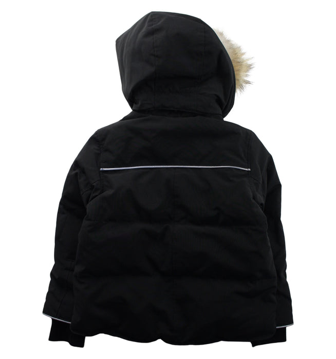 A Black Puffer/Quilted Coats & Outerwear from Canada Goose in size 4T for boy. (Back View)