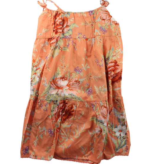 A Orange Sleeveless Dresses from Zimmermann in size 6T for girl. (Front View)