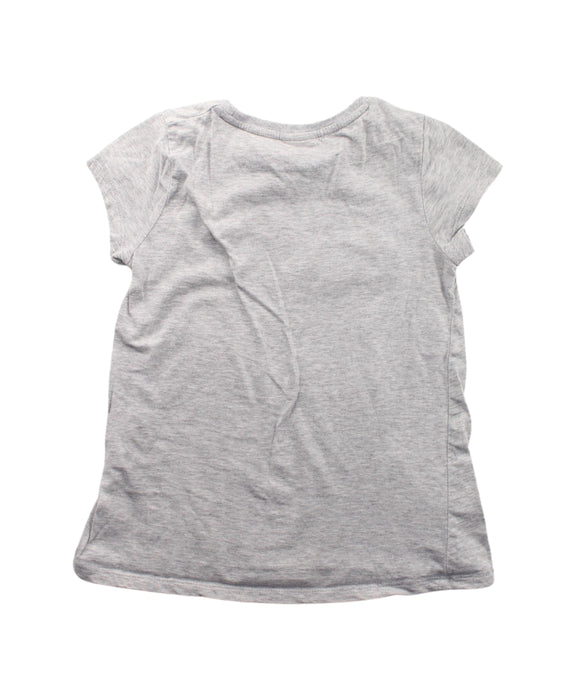 A Grey Short Sleeve T Shirts from Seed in size 6T for girl. (Back View)