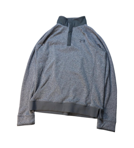 A Grey Crewneck Sweatshirts from Under Armour in size 14Y for boy. (Front View)