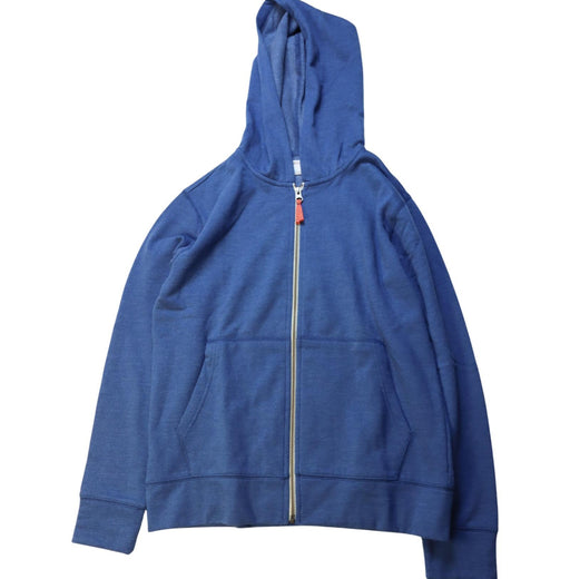 A Blue Hooded Sweatshirts from Crewcuts in size 14Y for boy. (Front View)