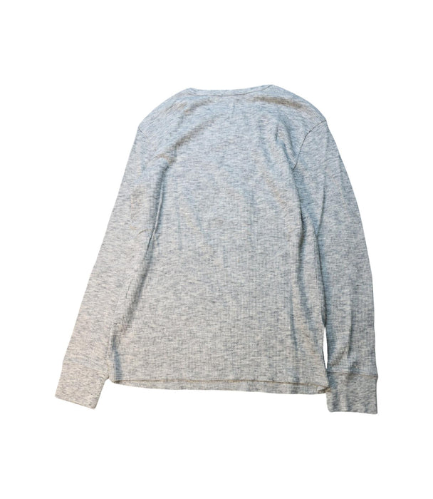A Grey Long Sleeve T Shirts from Crewcuts in size 14Y for boy. (Back View)