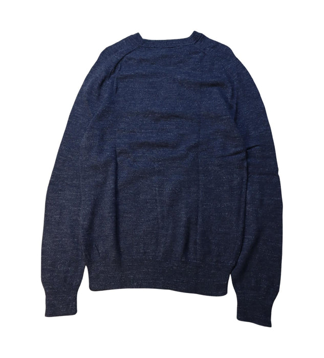 A Navy Knit Sweaters from Crewcuts in size 14Y for boy. (Back View)