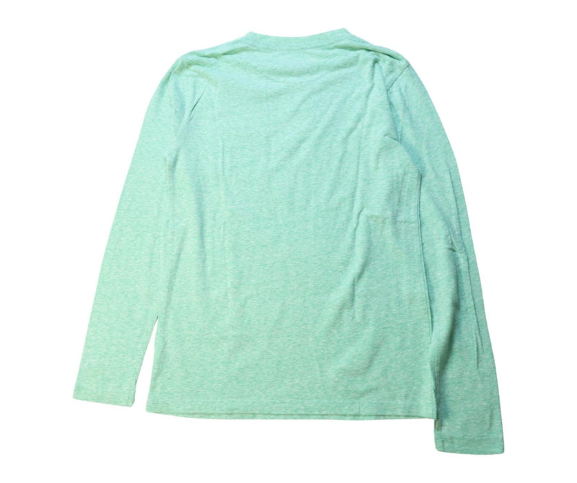 A Green Long Sleeve T Shirts from Crewcuts in size 12Y for boy. (Back View)