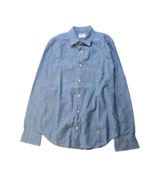 A Blue Long Sleeve Shirts from Crewcuts in size 14Y for boy. (Front View)