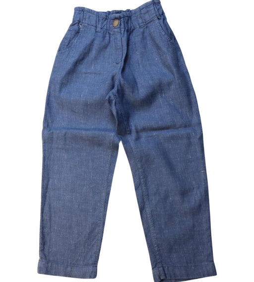 A Blue Casual Pants from Bonpoint in size 6T for girl. (Front View)
