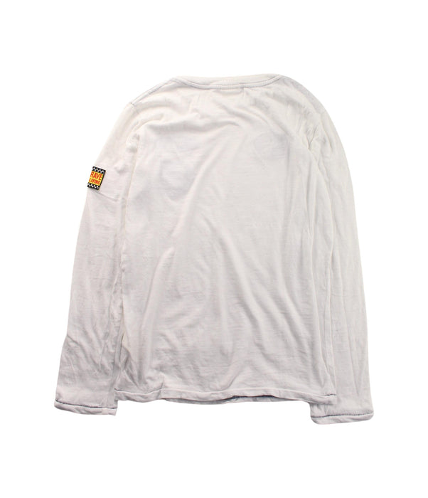 A White Long Sleeve T Shirts from Diesel in size 9Y for boy. (Back View)