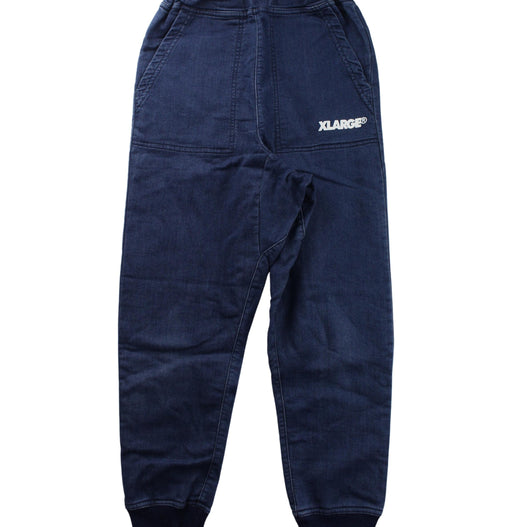 A Blue Jeans from XLARGE Kids in size 10Y for boy. (Front View)