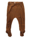 A Brown Leggings from Seed in size 6-12M for girl. (Front View)