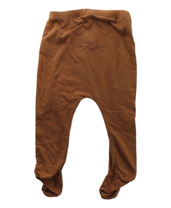 A Brown Leggings from Seed in size 6-12M for girl. (Back View)