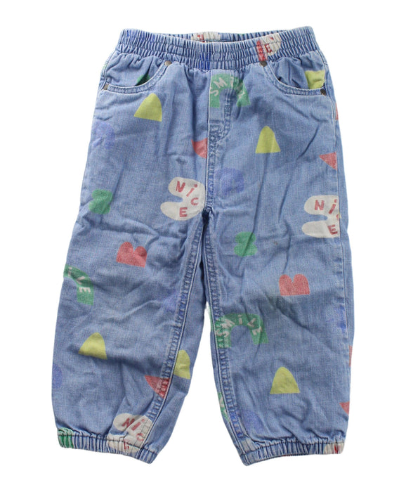 A Blue Casual Pants from Stella McCartney in size 3T for girl. (Front View)