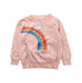 A Peach Knit Sweaters from Felix & Mina in size 2T for girl. (Front View)