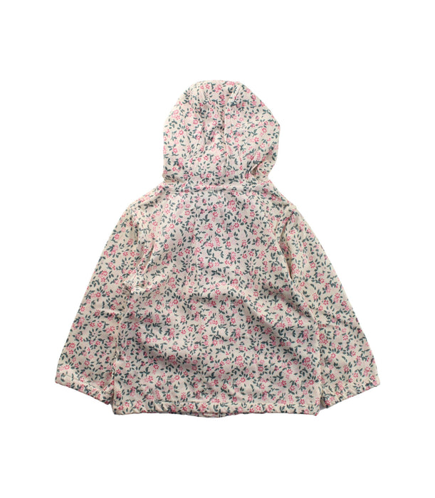 A White Lightweight Jackets from Petit Bateau in size 2T for girl. (Back View)