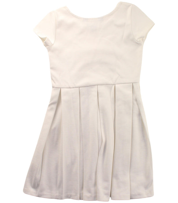 A White Short Sleeve Dresses from Polo Ralph Lauren in size 6T for girl. (Back View)