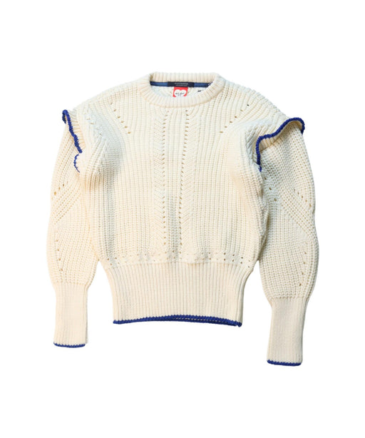 A Blue Knit Sweaters from Scotch & Soda in size 8Y for girl. (Front View)