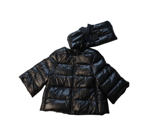 A Black Puffer/Quilted Jackets from Nicholas & Bears in size 2T for neutral. (Front View)