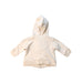 A Beige Hooded Sweatshirts from Bonpoint in size 3-6M for girl. (Back View)