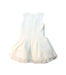 A Ivory Sleeveless Dresses from Nicholas & Bears in size 6T for girl. (Back View)