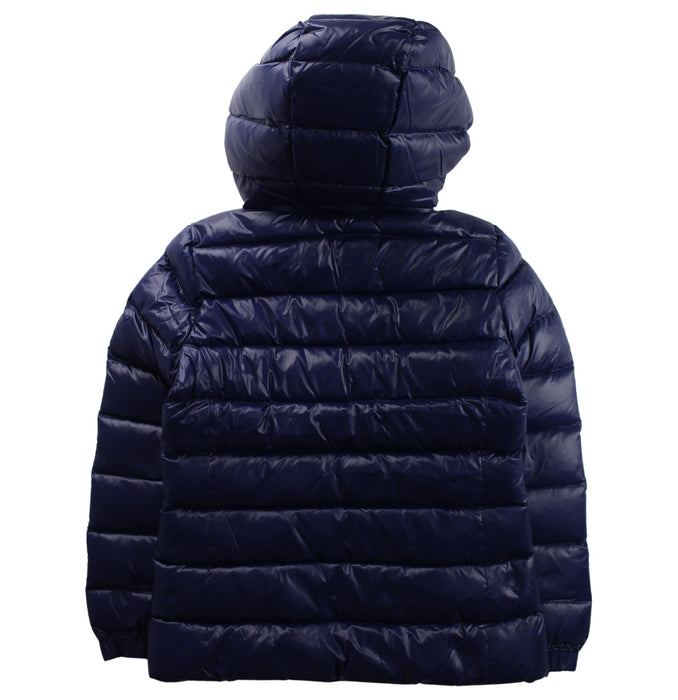 A Purple Puffer/Quilted Jackets from Polo Ralph Lauren in size 8Y for boy. (Back View)