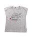 A Grey Sleeveless T Shirts from Armani in size 6T for girl. (Front View)