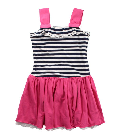 A Pink Sleeveless Dresses from Nicholas & Bears in size 8Y for girl. (Front View)
