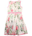 A White Sleeveless Dresses from Monnalisa in size 6T for girl. (Back View)