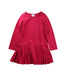 A Red Long Sleeve Dresses from Jacadi in size 6T for girl. (Front View)
