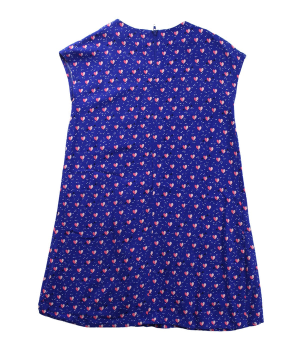 A Blue Short Sleeve Dresses from Rykiel Enfant in size 6T for girl. (Back View)